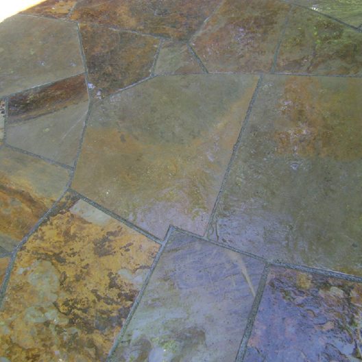 Natural stone paving