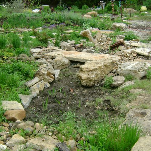 Natural stone landscaping