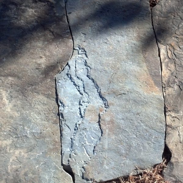 Natural stone walkway