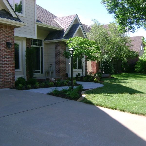 Front yard landscaping