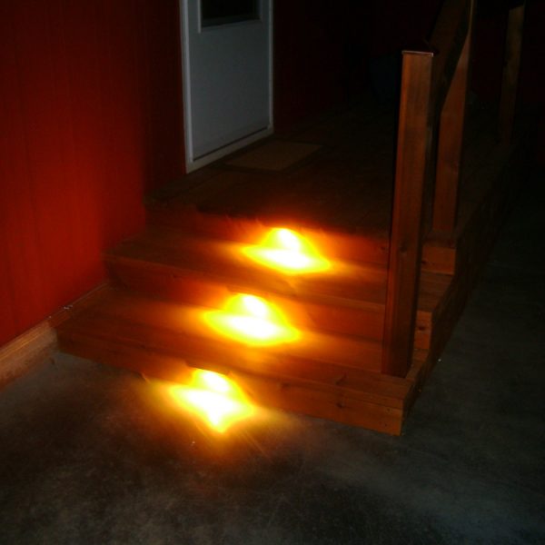 Lighted steps